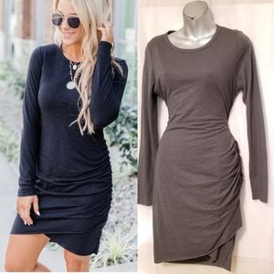 SURE TO FALL In LOVE Charcoal   DRESS